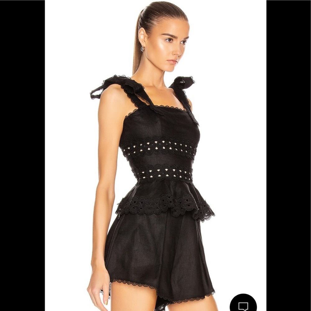 NWT Zimmermann Kiera Tie-shoulder top Small